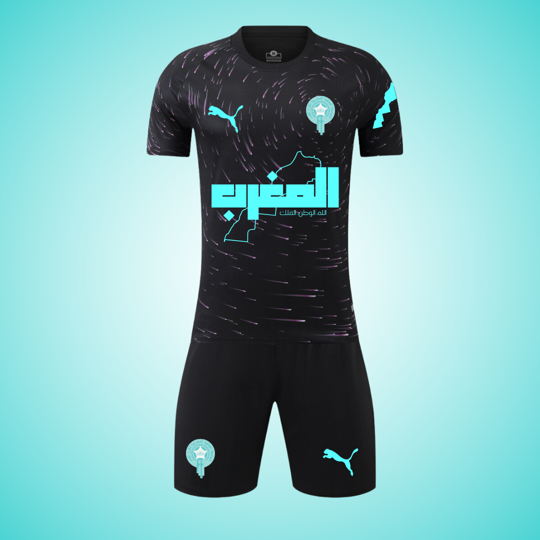 Ensemble Maroc Tropic Noir/Turquoise