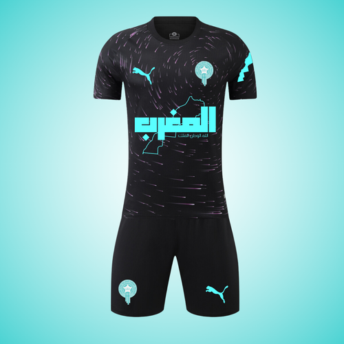 Ensemble Maroc Tropic Noir/Turquoise